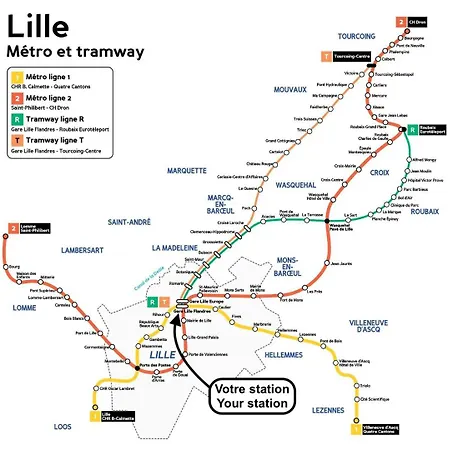 Equipe, Proche Gares Appartement *